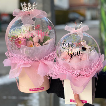 Love You Flower Balloon
