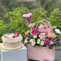 Macaron Flower Box