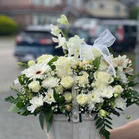 Pure White Basket