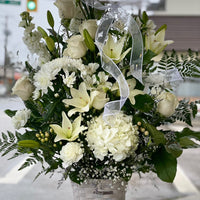 Gentle White Basket