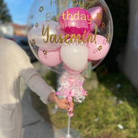 Pink Bubble Balloon