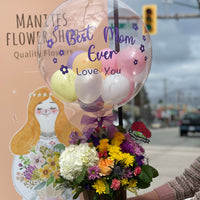 Mother's Day Flower & Balloon Set