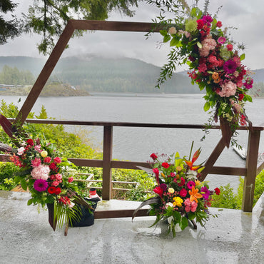 Hexagon Wedding Arch