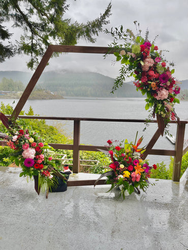 Hexagon Wedding Arch