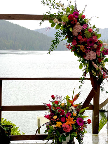 Hexagon Wedding Arch