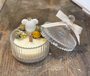 Merry Go Floral Candle