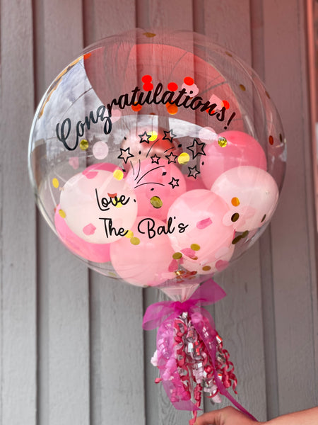 Pink Bubble Balloon