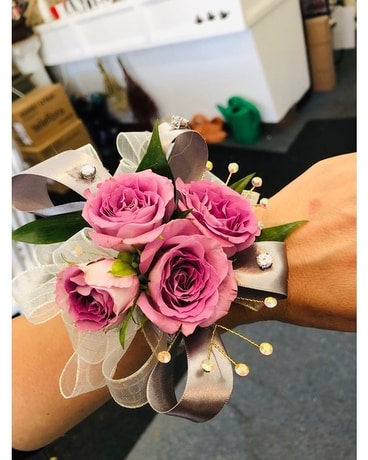 Lovely purple corsage