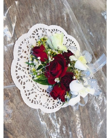 Romantic Red Corsage