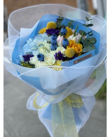 Pastel Blue Bouquet