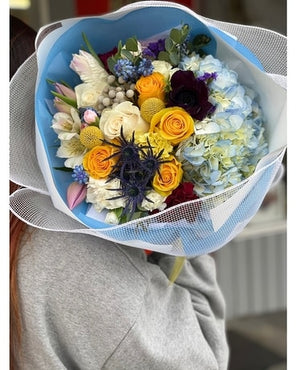 Pastel Blue Bouquet