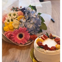 Bouquet & Cake Set