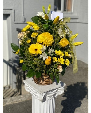 Bright Yellow Basket