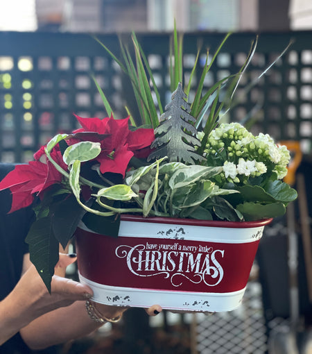 Christmas Joy Planter