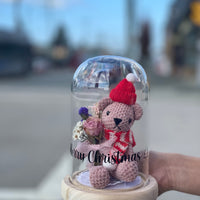Christmas Teddy Dome