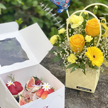 Macaron Flower Box