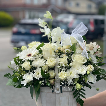 Pure White Basket