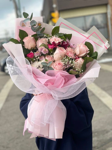 Pink Blooms Bouquet