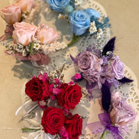 Preserved Corsage & Boutonniere Set