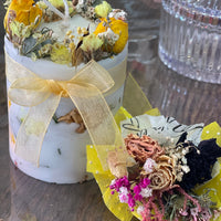 Floral Candle Pillars