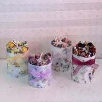 Floral Candle Pillars