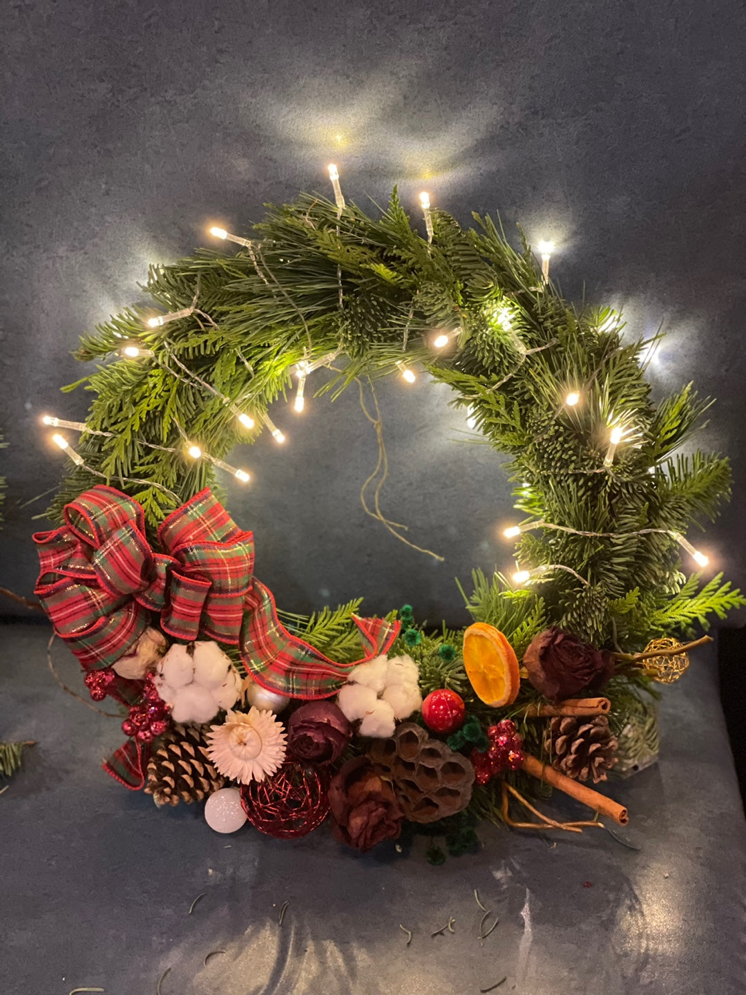 Christmas Wreath & Dried Flower Ornament Workshop
