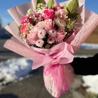 Double Pink Bouquet