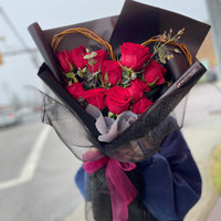 Valentine's Flower & Cake Set Bouquet