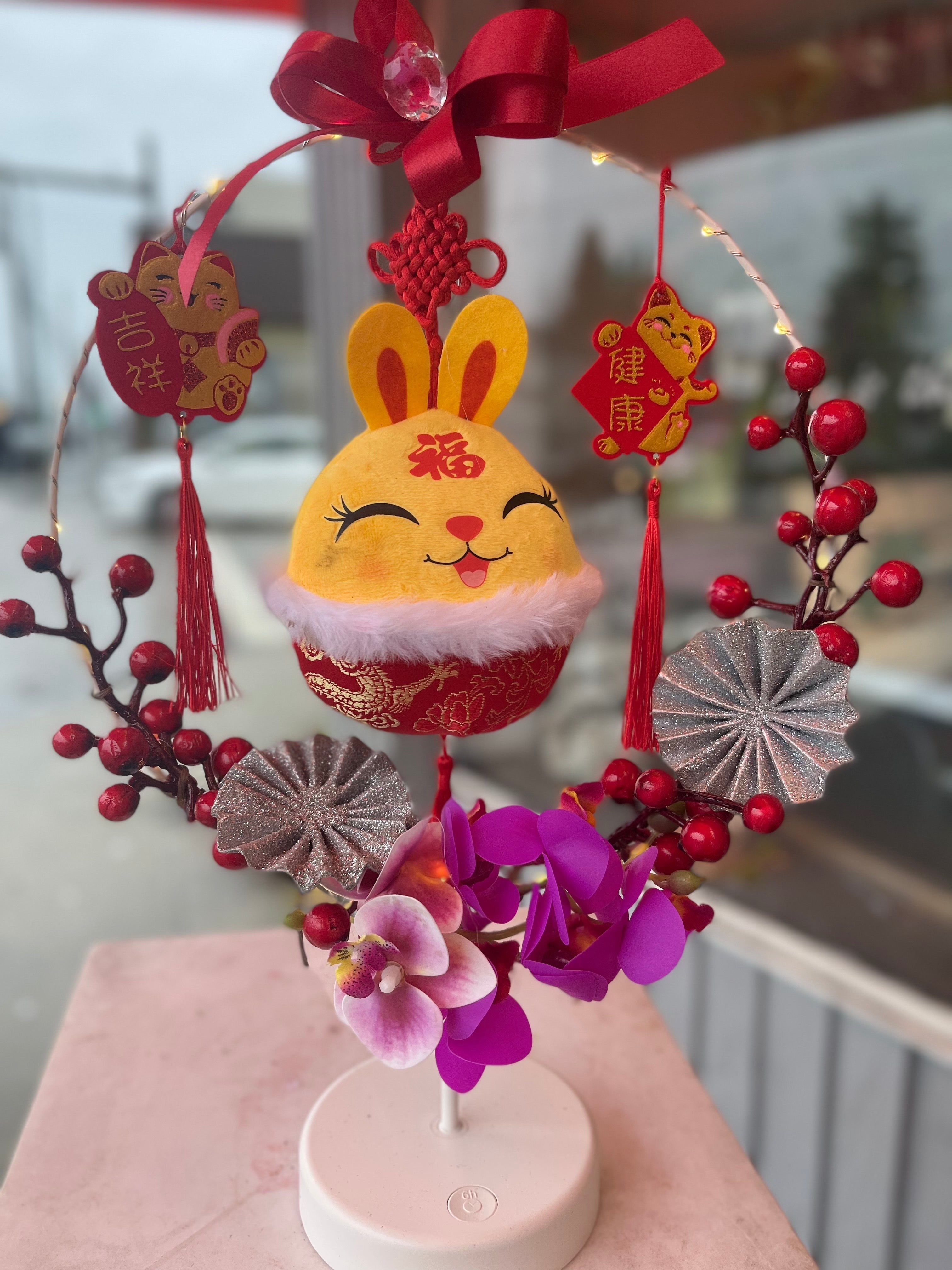 Lucky Rabbit Ring with Lights