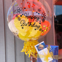 Orange & Yellow Bubble Balloon
