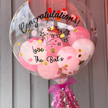 Pink Bubble Balloon
