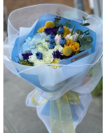 Pastel Blue Bouquet 