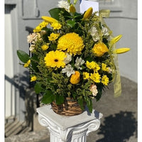 Bright Yellow Basket